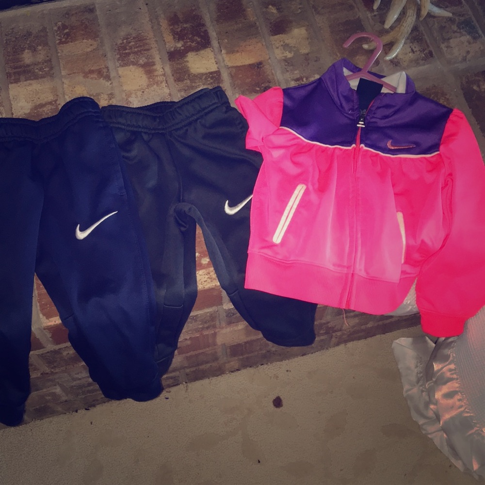 Nike .. 2 pants and a jacket...size 2